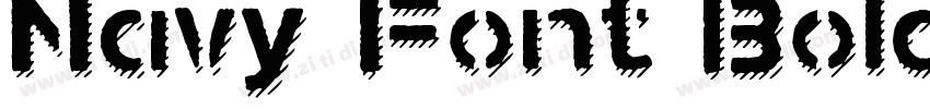 Navy Font Bold字体转换
